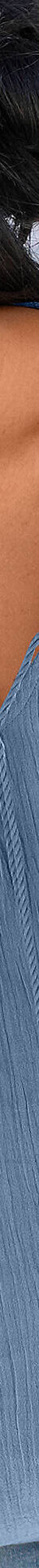 Blouse macramé, crépon coton (bleu grisé) Blouse macramé, crépon coton (bleu grisé)